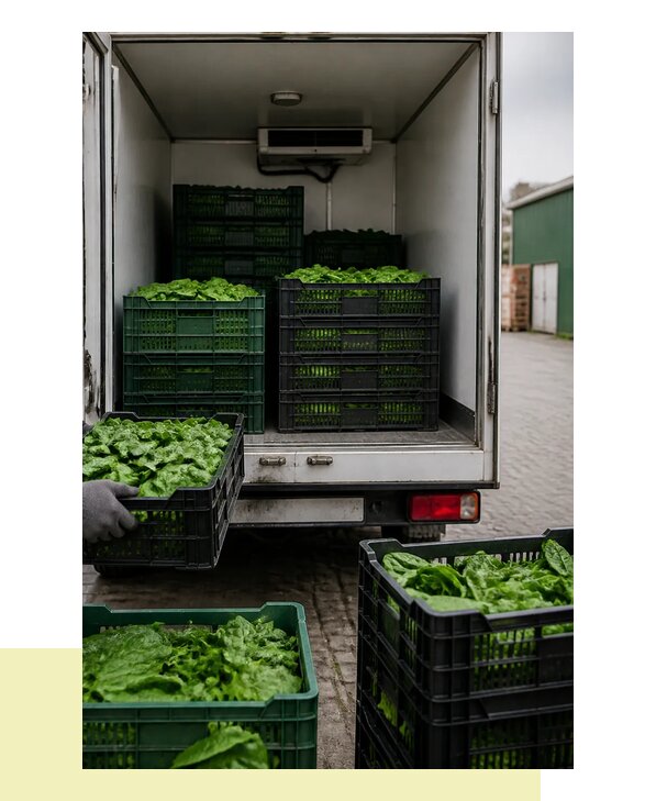 Перевозка шпината в Каменск-Уральского с сохранением свежести продукции